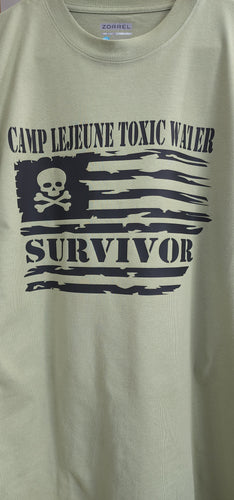 Green Flag Survivor T shirt